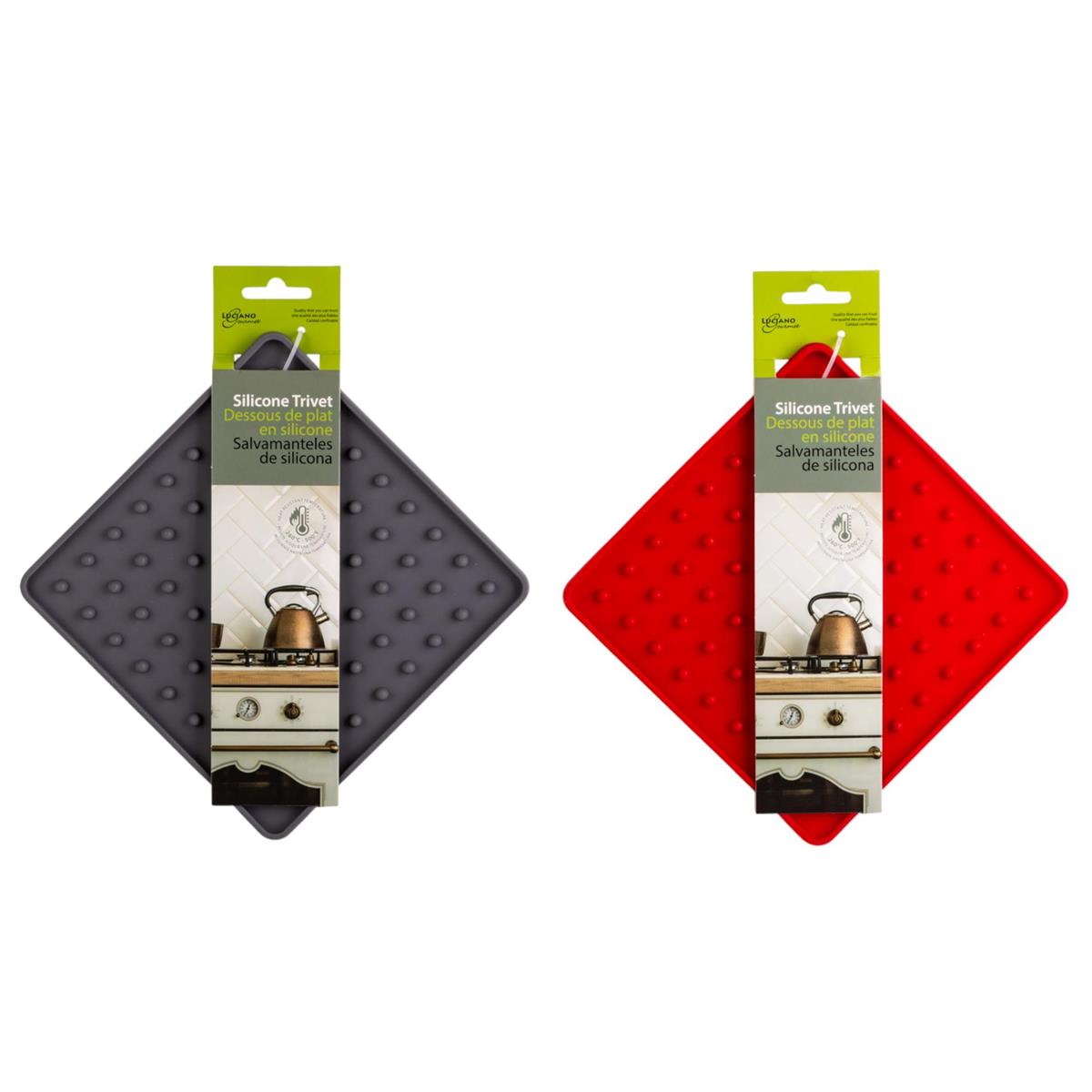 L.Gourmet | 70540 | Silicone Trivet 7" x 7"