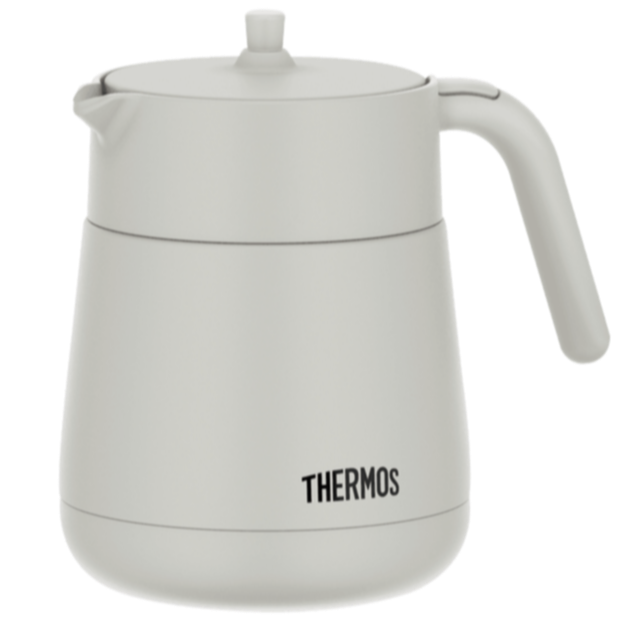 Thermos Thermal Table Jug w/ Tea Filter, 700 mL, light grey | TTE-700-LGY