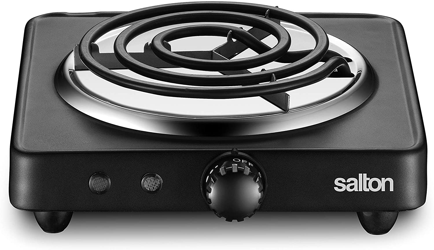 Salton Electric Range: single burner, 1000W, black | HP-1940