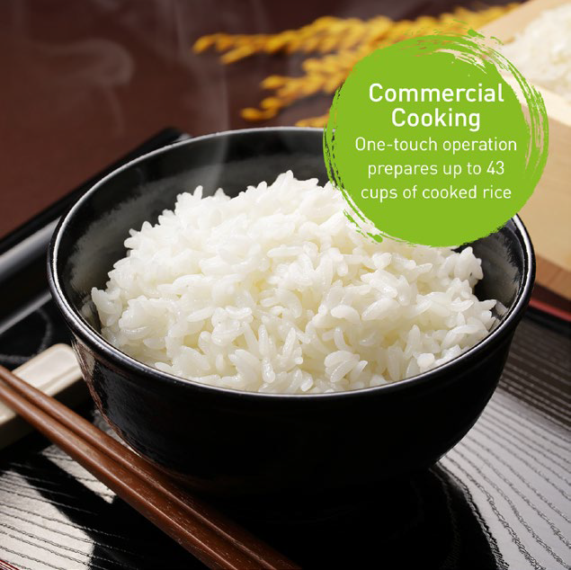 Panasonic Rice Cooker | SR-42HZP | 23 Cup Commercial, Aluminum Pot (No Coating), Silver
