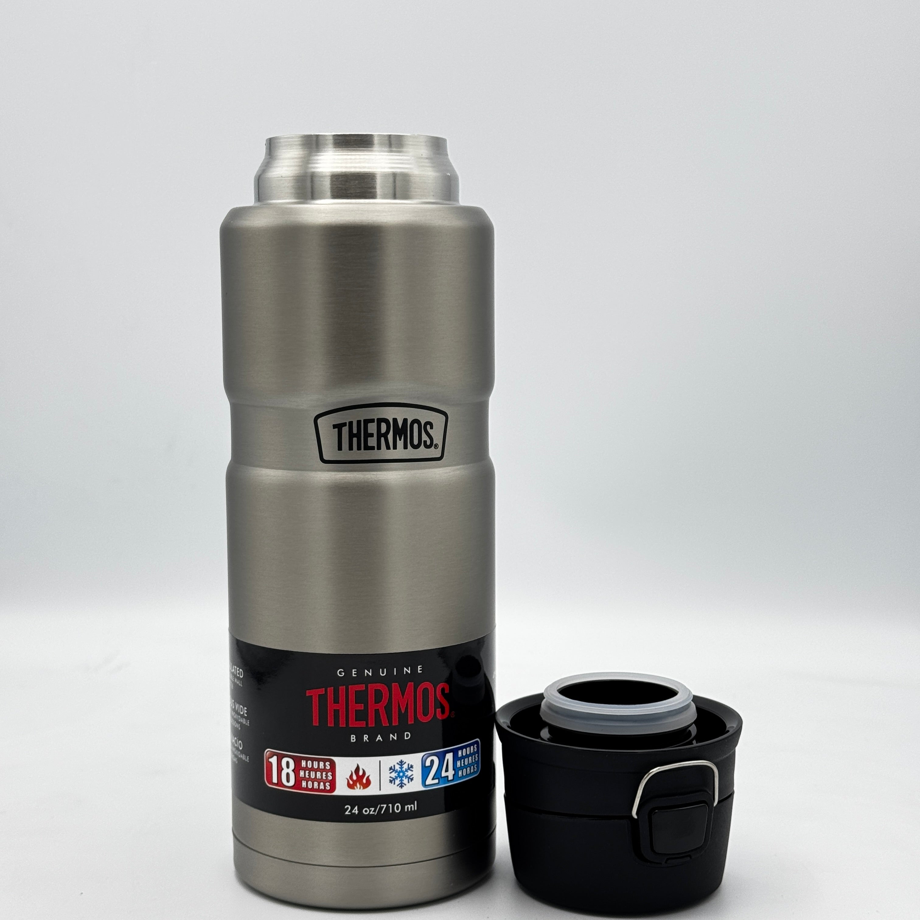 THERMOS | SK-4000 STAINLESS KING™ Series | 710mL Vacuum Insulated Bottle | Matte Silver