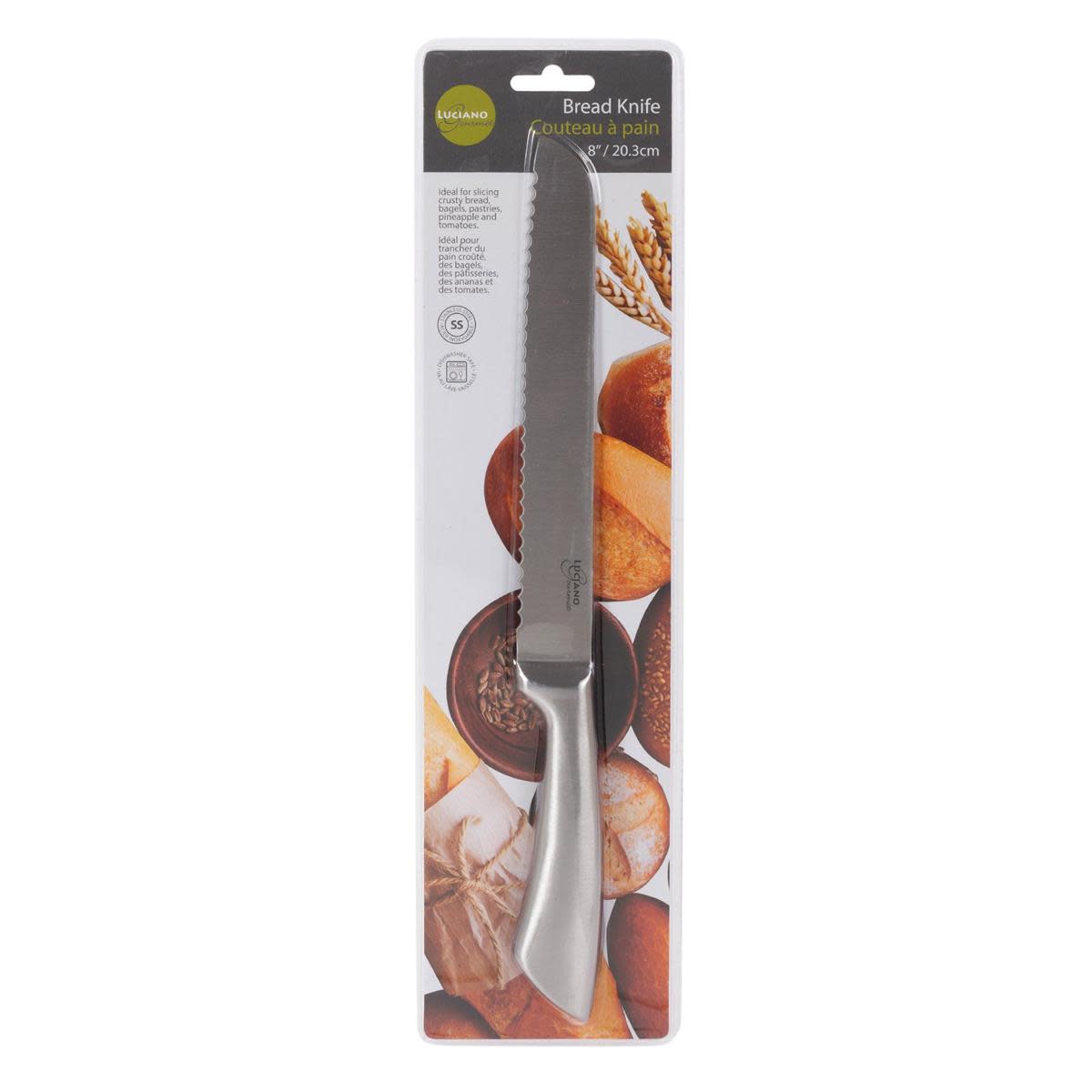 L.Gourmet 8" Bread Knife, Stainless Steel | 70893