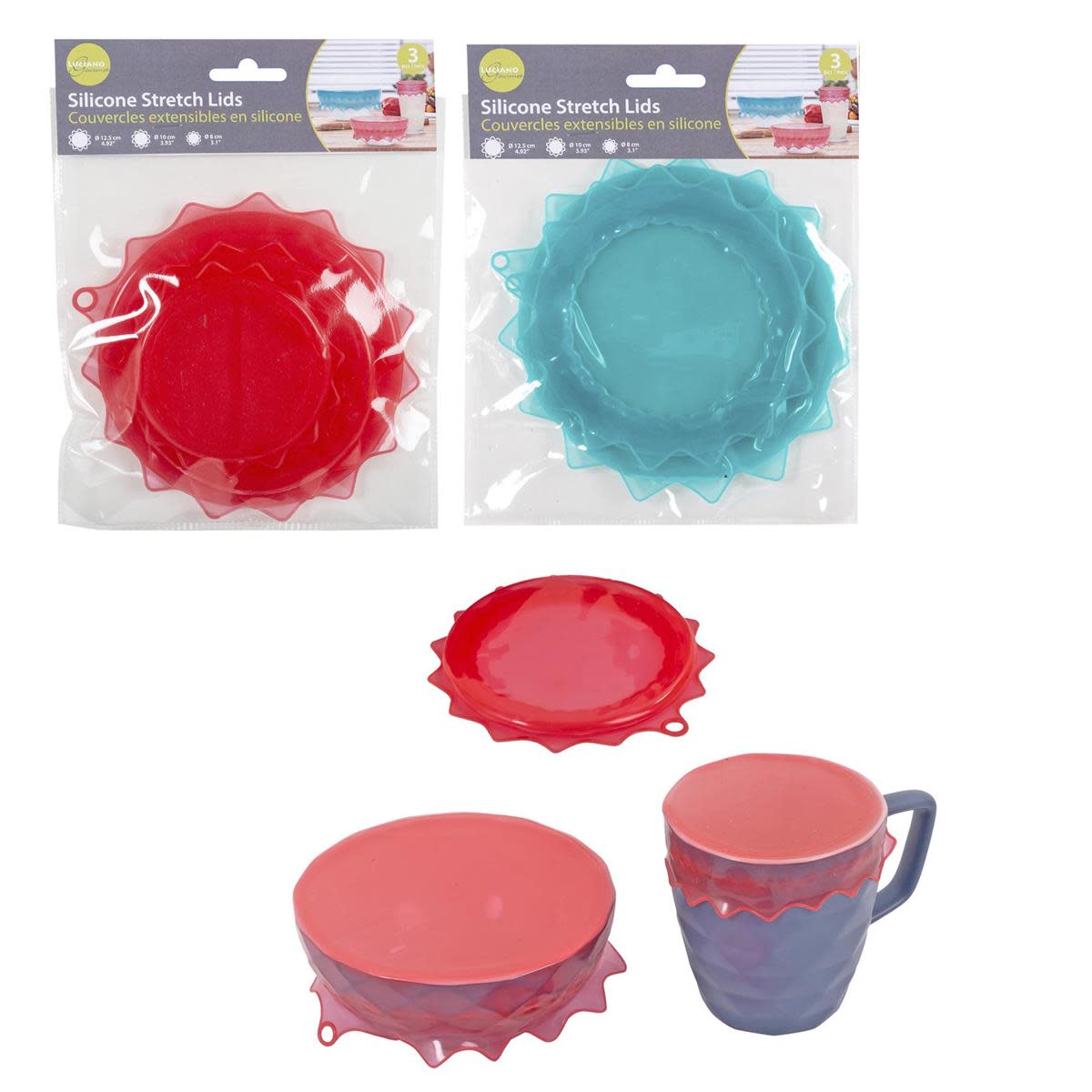 L.Gourmet 3-pc Silicone Lid Sets, for size 12.5/10.5/8cm | 70946