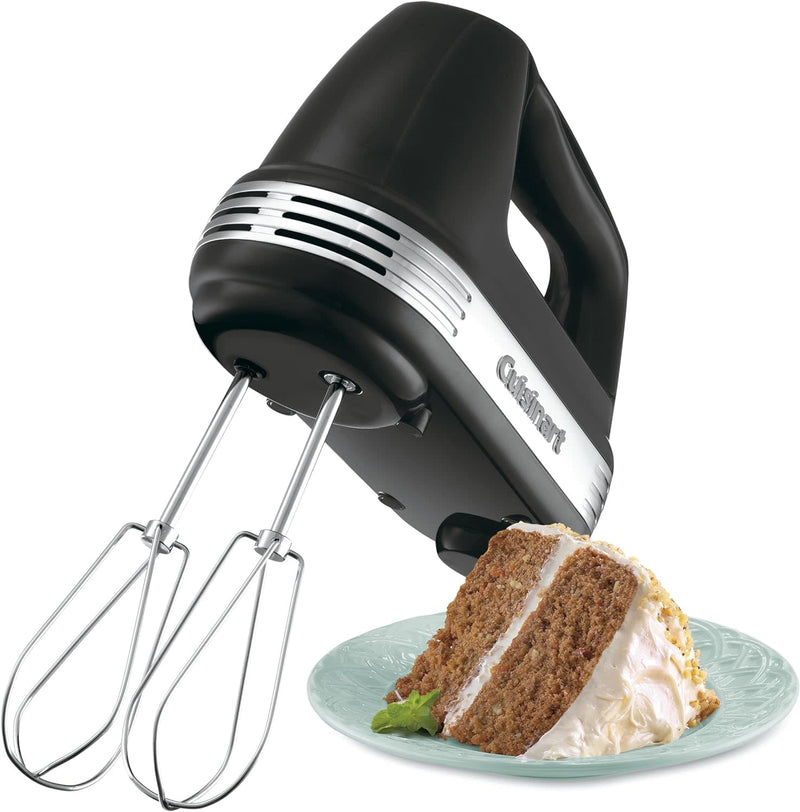 Cuisinart Hand Mixer: 5-speed, black with brushed s/s wrap | HM-50BKC