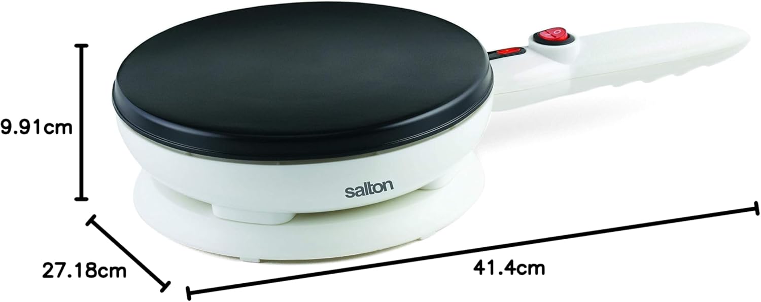 Salton Crepe & Tortilla Maker: 800W, cordless, white | CM-1337