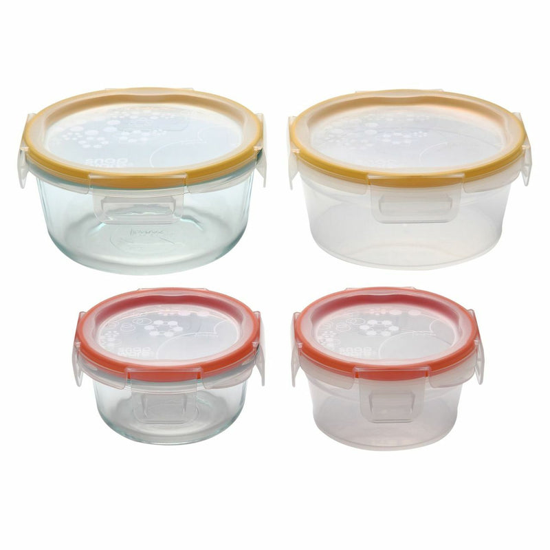 Snapware Total Solution Pyrex Glass & Plastic Food Storage 8-pc Round Set | 1116074 |
