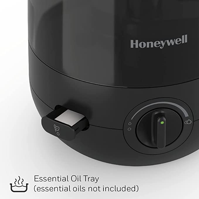 Honeywell Cool Mist Ultrasonic Humidifier: 1.0 gallon, Ultra Comfort, black | HUL-545BC