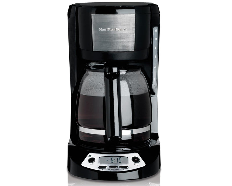 Hamilton Beach Coffee Maker: 12 cup, programmable, black | 49615C