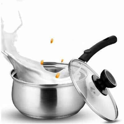 Charms Stainless-Steel Sauce Pan with Glass Lid |16JAC10| 16cm