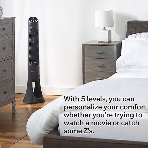 Honeywell Tower Fan:  40", 5-speed, QuietSet , with timer, remote control | HYF260BCM1