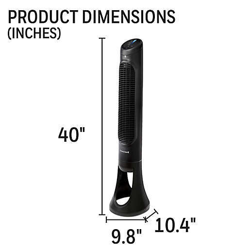 Honeywell Tower Fan:  40", 5-speed, QuietSet , with timer, remote control | HYF260BCM1