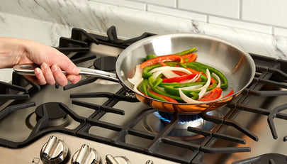 All-Clad c4 Fry Pan |C4110| 10" four-ply with Copper