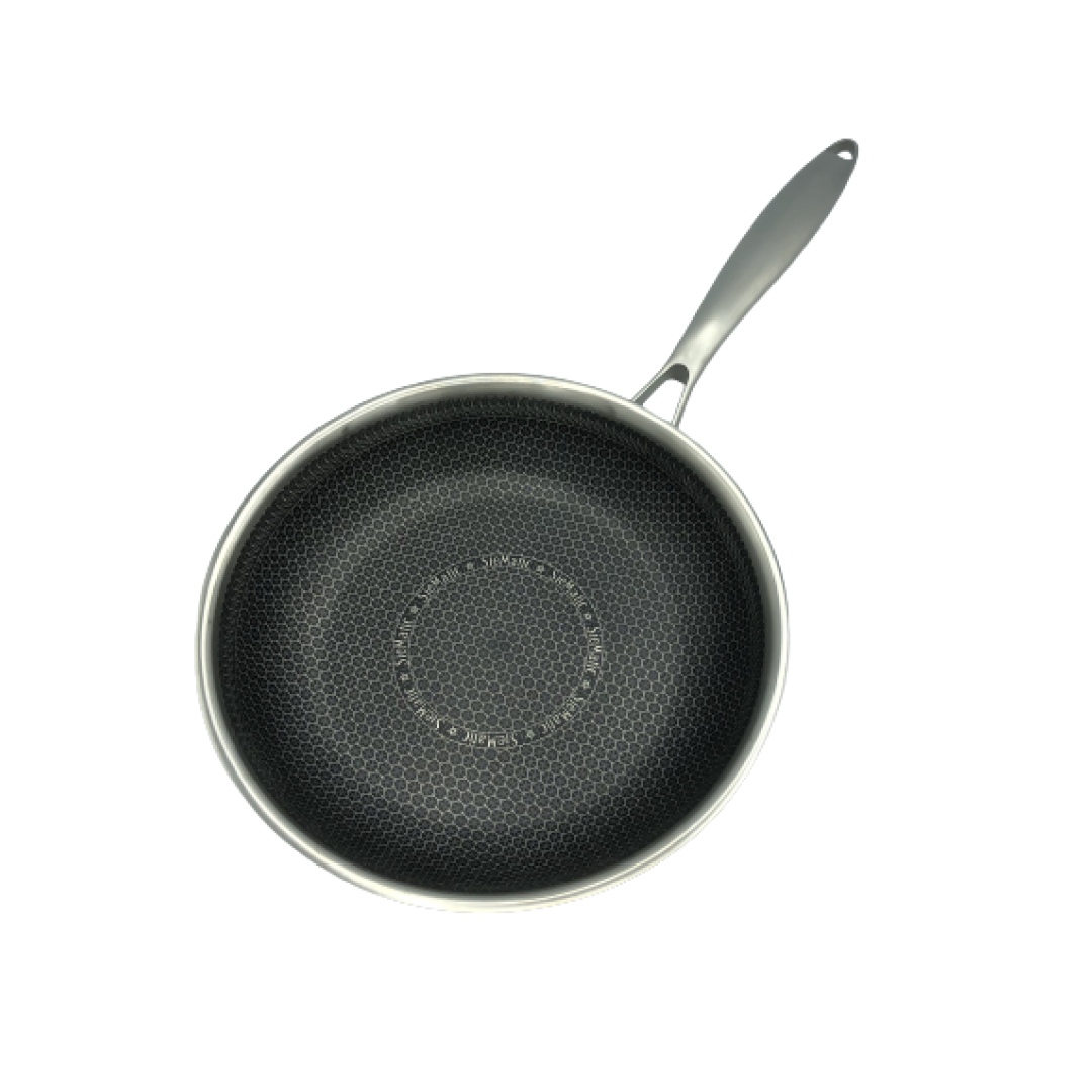 Healthy Bear SUS Hybrid Fry Pan: 24cm | BC-HW24FP