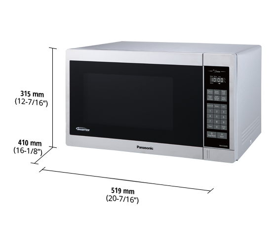 Panasonic Microwave Oven 1.3 cu.ft 1200W Genius sensor stainless s