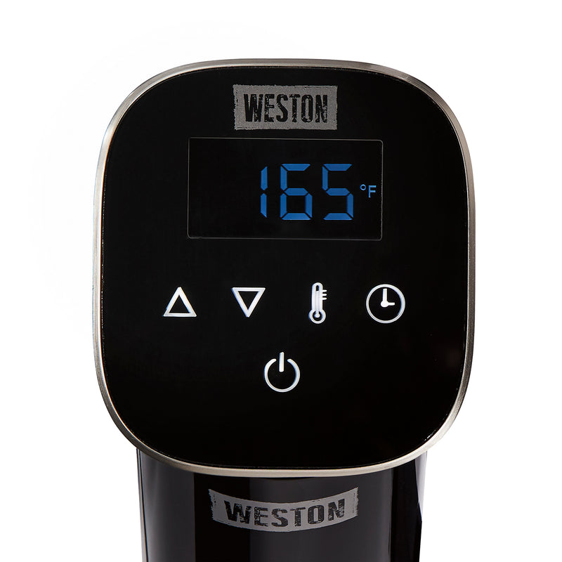 Weston Sous Vide Immersion Circulator: 800W with digital controls &amp; display, black | 36200