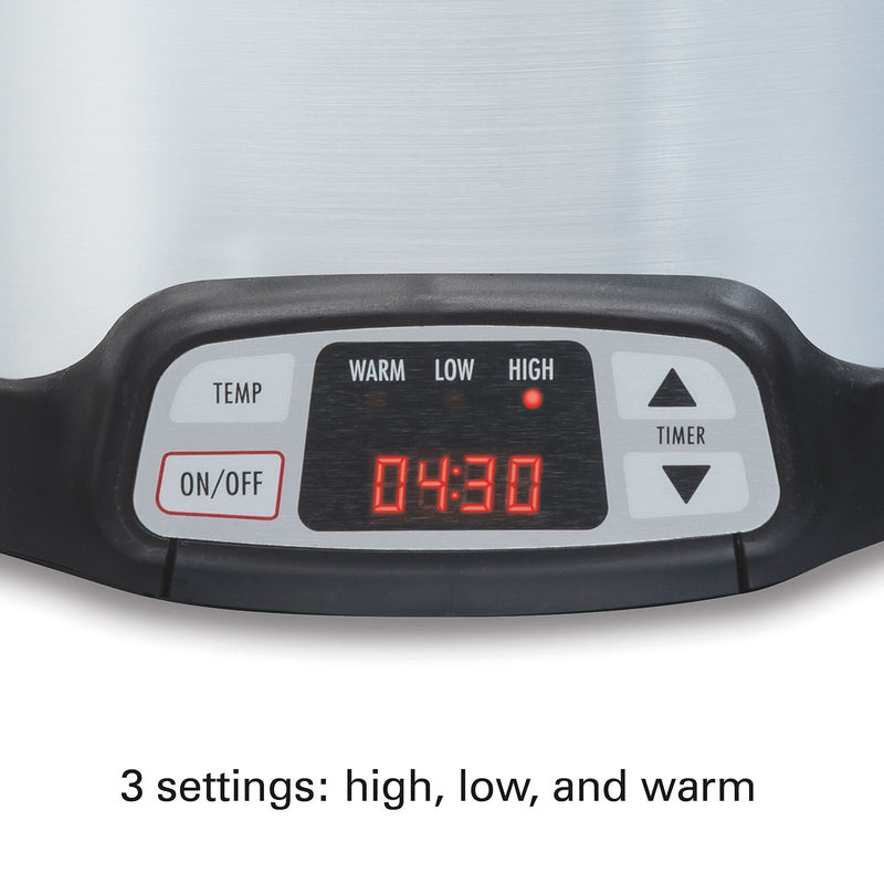Hamilton Beach Slow Cooker: 8 quart, programmable | 33480