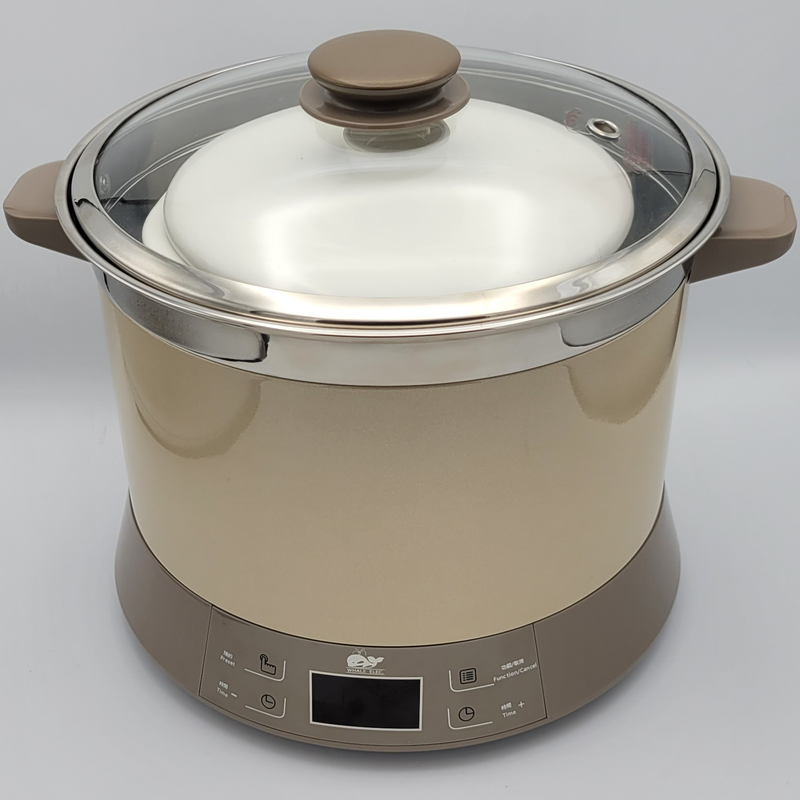 Whale Electric Stewing Pot: 3.5 L + 4x 0.5L, 600W, beige | WDZ-35G