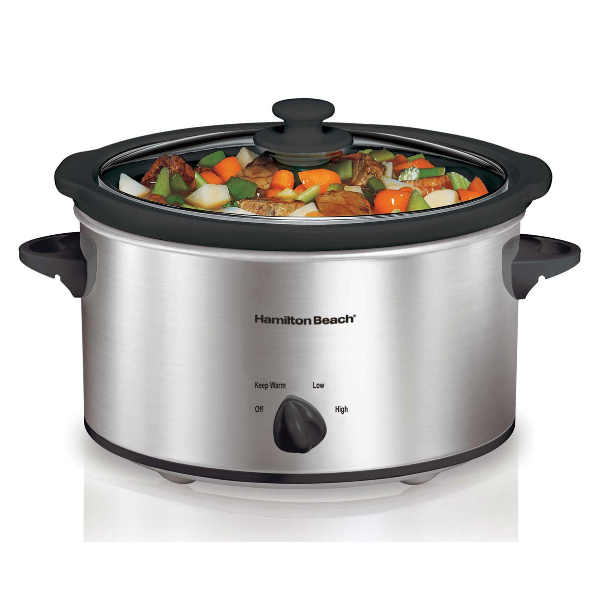 Hamilton Beach Slow Cookr 4.0L oval silver | 33140VCR