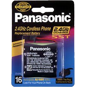Panasonic: Cordless Telephone Battery |HHRP401A1B| TYPE 16