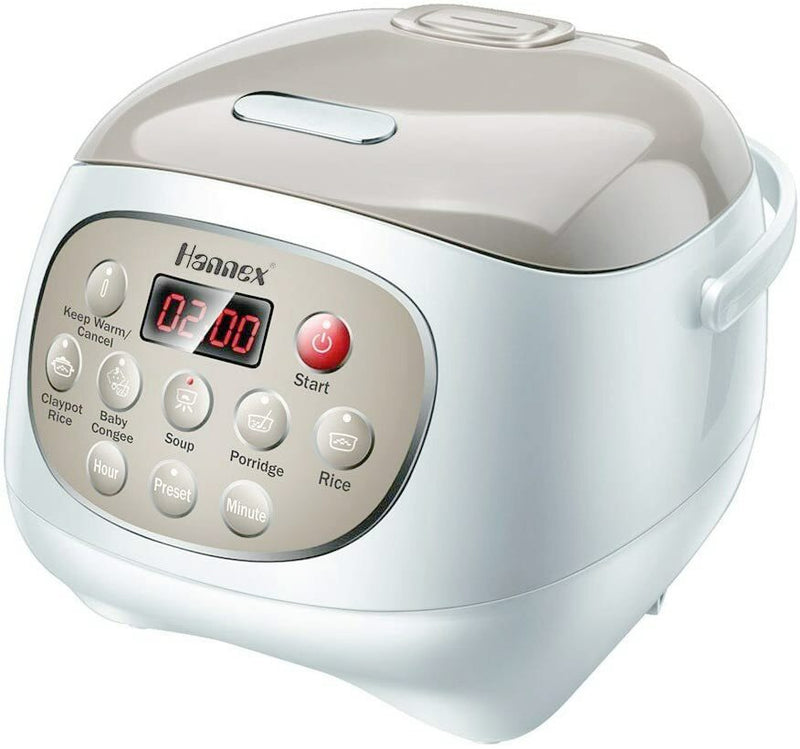 Hannex Rice Cooker |RCTJ210W| 4-cup, with ceramic inner pot