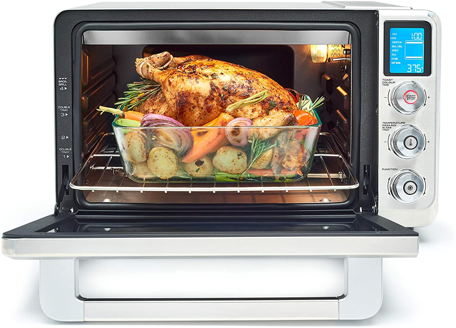 DeLonghi Livenza Convection Oven, 0.8 cu.ft, digital controls, s/s | EO241150M