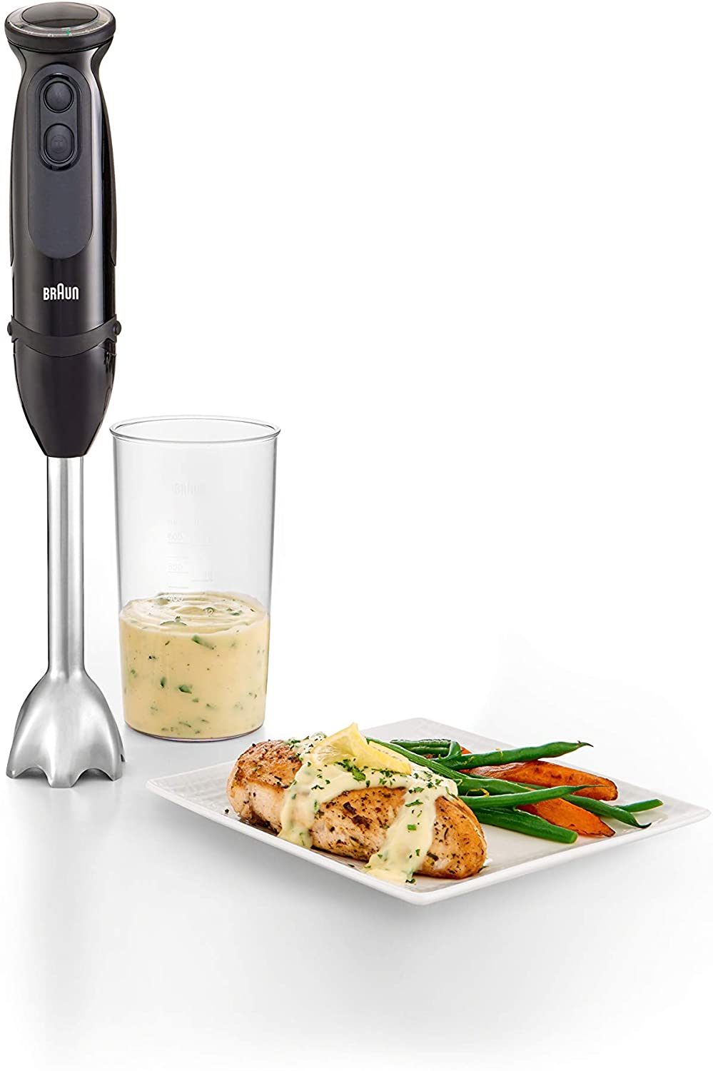 Braun MultiQuick 5 Vario Hand Blender: 400W, 21 speeds, black | MQ5000