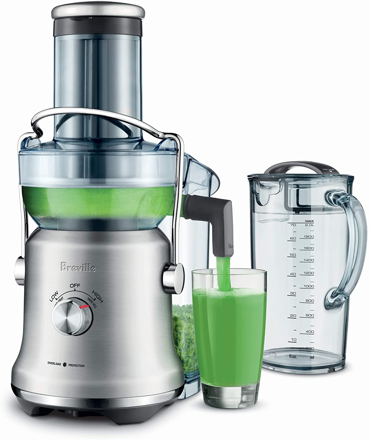 Breville The JUICE FOUNTAIN COLD PLUS Juice Extractor: w/brushed s/s body | BJE530BSS