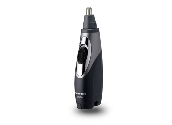Panasonic Nose and Ear Hair Trimmer with Vacuum Cleaning System: black | ER430