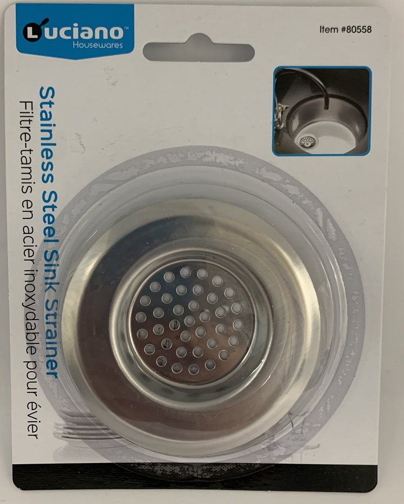 Luciano Housewares Stainless Steel Sink Strainer | 80558