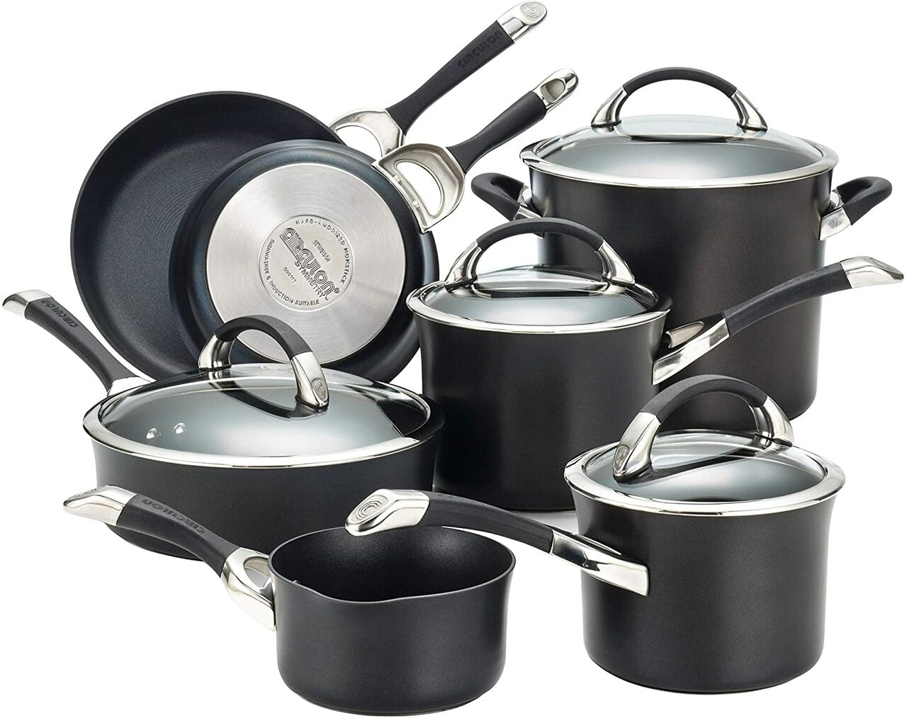 Circulon Symmetry Hard Anodized Non-Stick Cookware 11 Piece Set | 87376