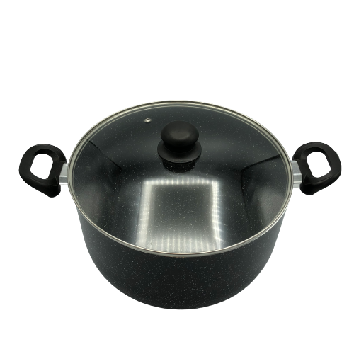 Healthy Bear 28cm aluminum Dutch Oven w/lid INDUCTION | BCAL-28DOG-IN