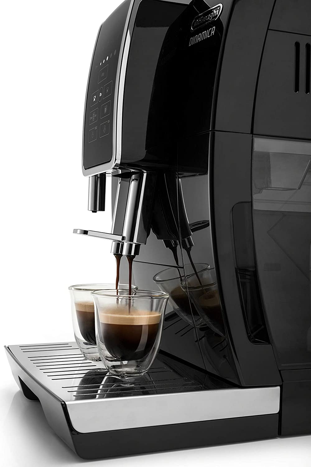 DeLonghi Dinamica Automatic Espresso Maker: with iced-coffee, black | ECAM35020B