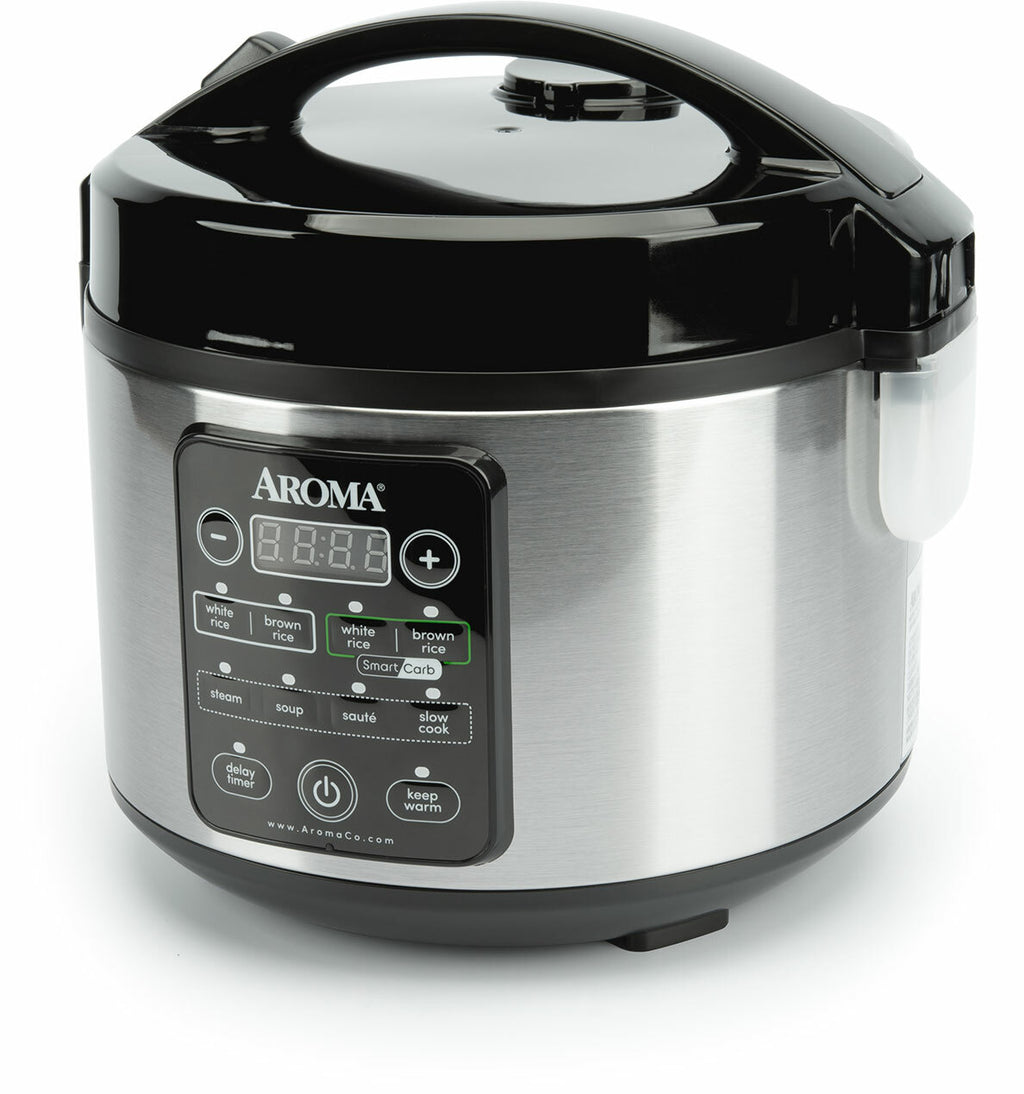 Aroma Professional Stainless Steel 12-Cup Smart Carb Rice Cooker with 8  Presets, 1 Piece - Kroger