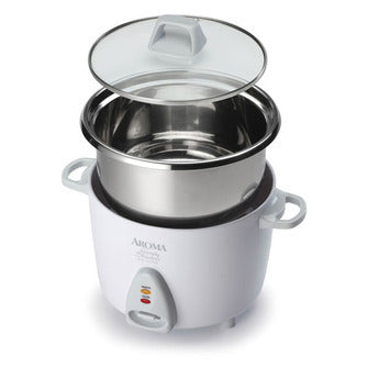 Aroma Rice Cooker |ARC753SG| 3 Cup with stainless steel inner pot
