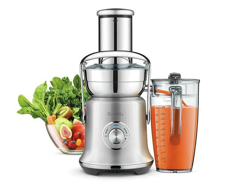 Breville The JUICE FOUNTAIN COLD XL Juice Extractor: 1200W, variable-speed, 70oz jug, brushed s/s | BJE830BSS