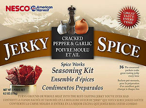 Nesco : BJG-6 | Jerky Spice (6-pack) Cracked Pepper & Garlic