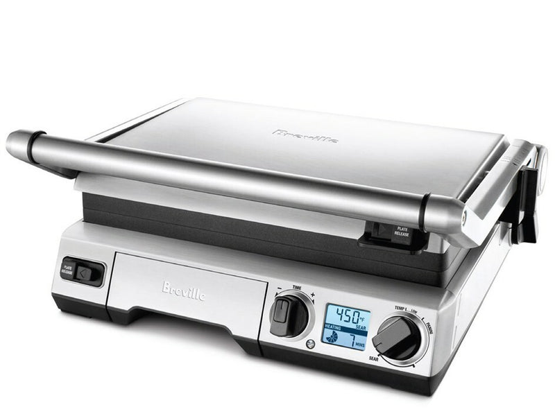 Breville Smart Grill |BGR820BSS| 130-sq.inch, 1800W , variable temp, LCD