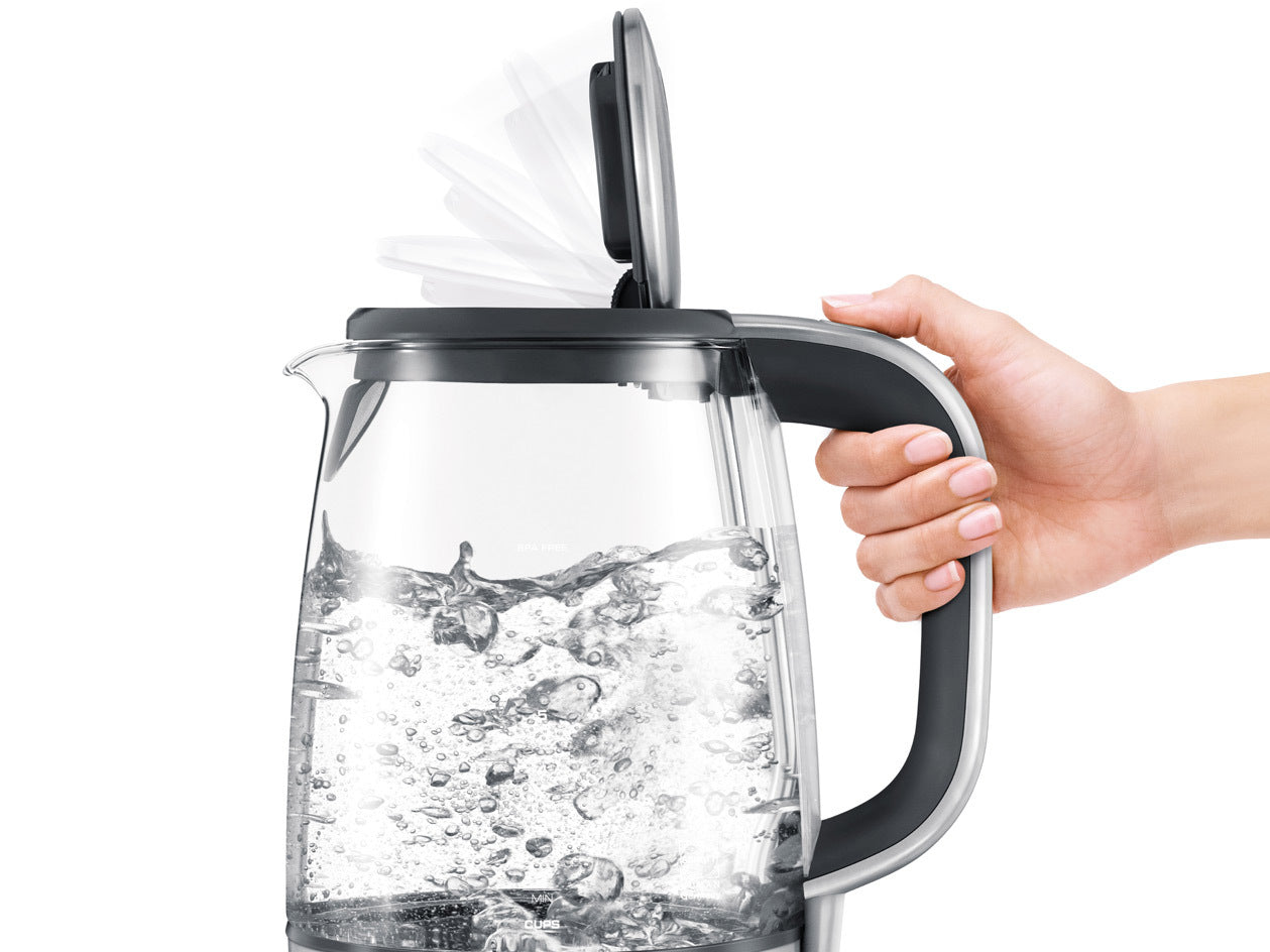 Breville Kettle |BKE595BSS| 1.7L with crystal clear Schott glass