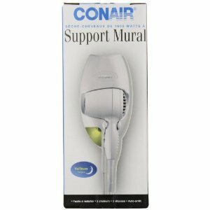 Conair Wall Mounted Hair Dryer |134RC| 1600W, 2-heat, 2-speed