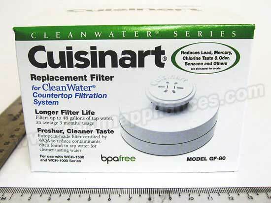 Cuisinart : GF-80C | Gravity Filter for countertop water filter [DISCONTINUED]