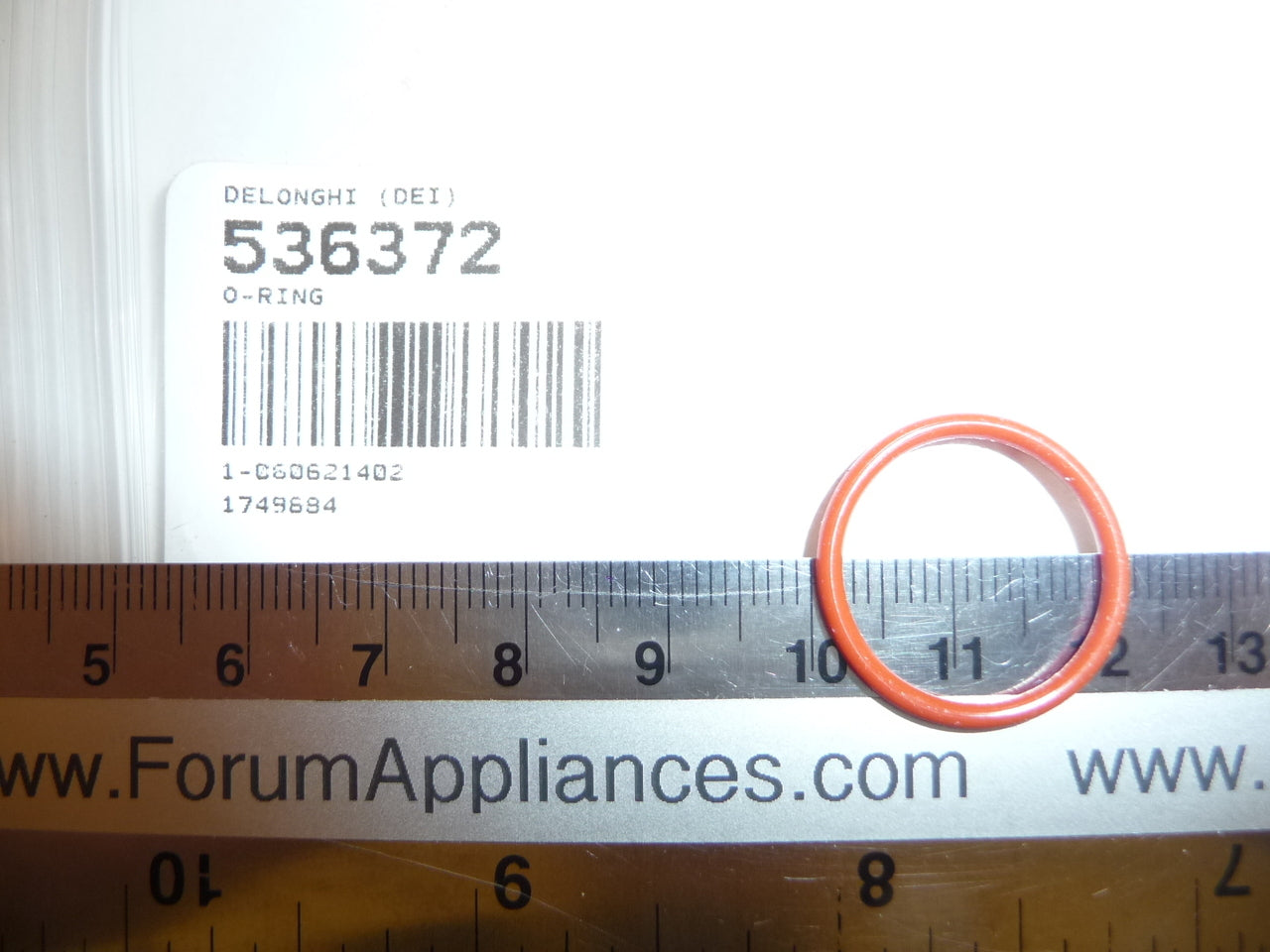 DeLonghi : Gasket  square/red (on froth regulator) for BAR-8, BAR-42, BAR-51, BAR-M100, BCO-110, BCO-130, CC-100