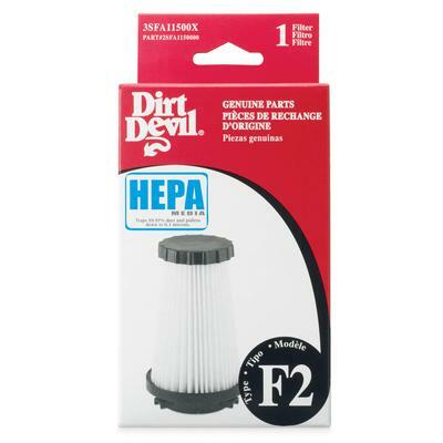 Dirt Devil : 3-SFA115-00X | Stick Vacuum Filter for M084200 stick vac F2