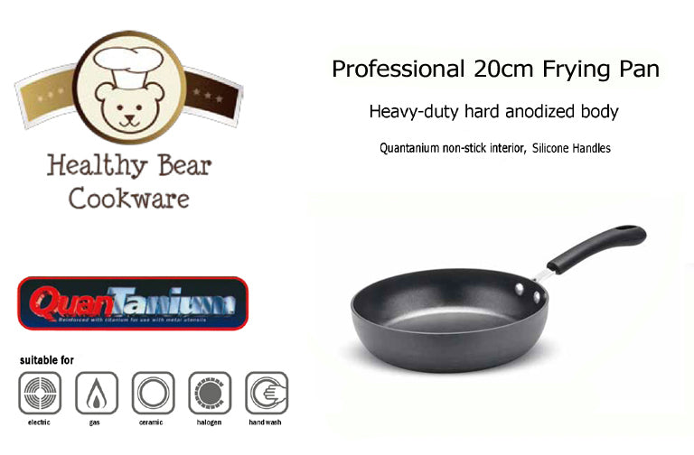 Healthy Bear hard anodized Frying Pan |BCHA20FP| 20cm