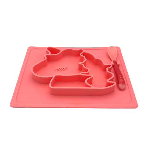 Tootsie B Unicorn Silicone Sectioned Plate | 05047