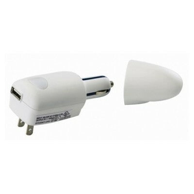 MW USB Adaptor |MWUSB1800| with foldable wall plug & car plug