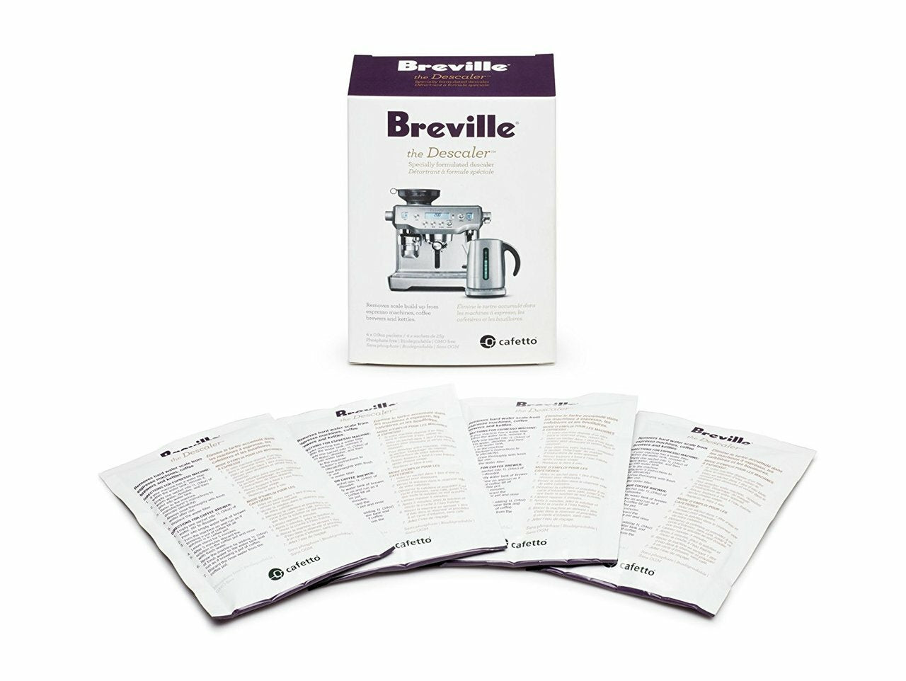 Breville : BES0070NUC1 | "the Descaler" 4 packets