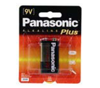 Panasonic: Alkaline Plus Battery |6AM6PA1B| 9V (1/pack)