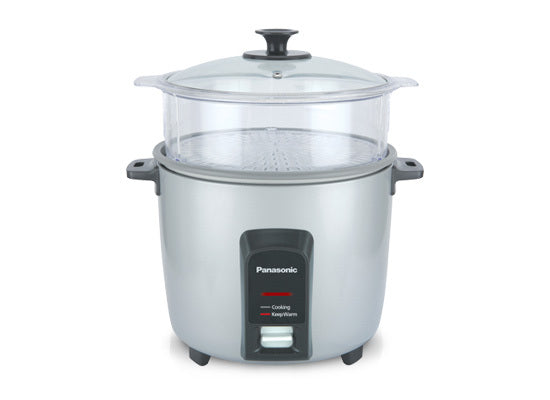 Panasonic Rice Cooker |SRY22FGJL| 12-Cup, Traditional, Silver