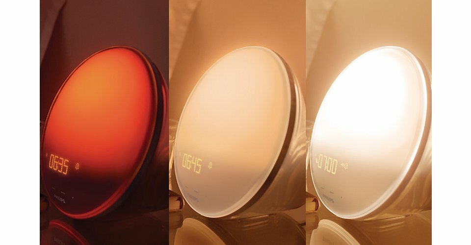 Philips Wake-up Light |HF3520| with Coloured Sunrise Simulation