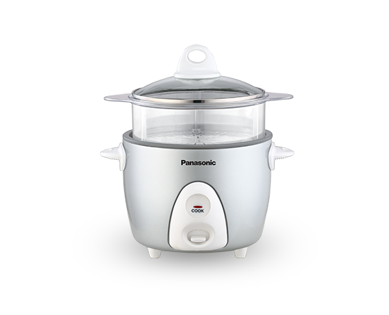 Panasonic Rice Cooker |SRG06FGE| 3-Cup, Traditional with Steam Basket